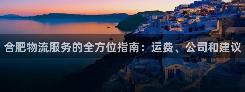28圈注册网页版：合肥物流服务的全方