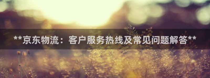 28圈推广链接是多少：**京东物流：