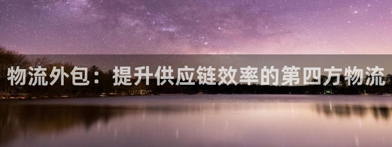28圈注册登录：物流外包：提升供应链