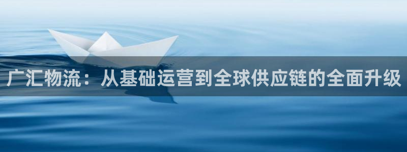 28圈分分28预测：广汇物流：从基础